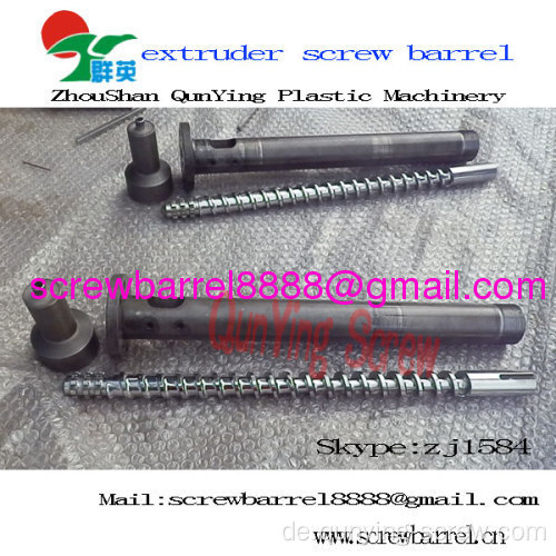 Extruder Screw Barrel Plastic Extruder Barrel und Schraube